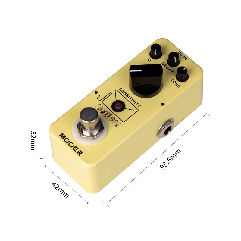 MOOER - Analog envelope filter, dynamic automatic Wah pedal, exaggerated funk, subtle and sensual, static frequency filter effects for guitar and bass. - Image 4